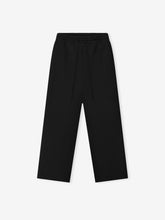 Double Weave Wool Wide Leg Drawstring Pants